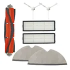 Тряпки для швабры, фильтр НЕРА, основная и боковая щетки для робота-пылесоса XiaoMi Mijia 1C STYTJ01ZHM Dreame F9, насадка на швабру, тканевые аксессуары