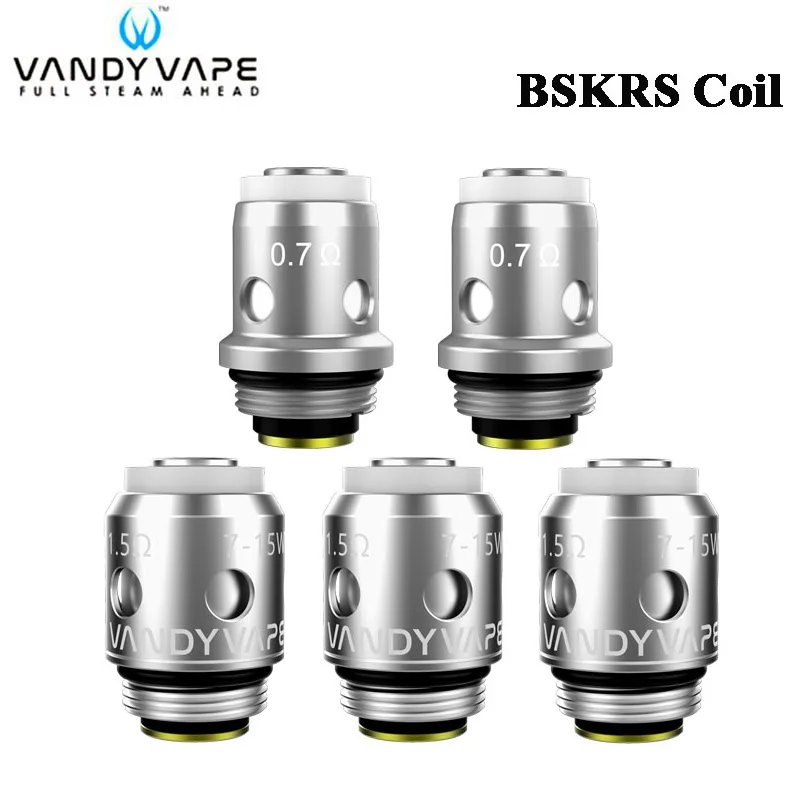 5 шт./упак. Vandy Vape Berserker S катушка BSKRS сетчатая 0 7 Ом BSKR AP MTL 1 8 для испарителя VandyVape