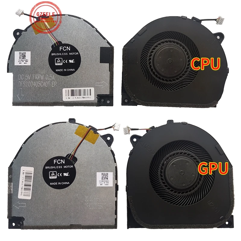 Охлаждающий вентилятор для ноутбука Lenovo Legion Y7000 Y7000-1060 1050 Y530, 2018 лет, кулер для процессора ноутбука, 4 линии - изображение
