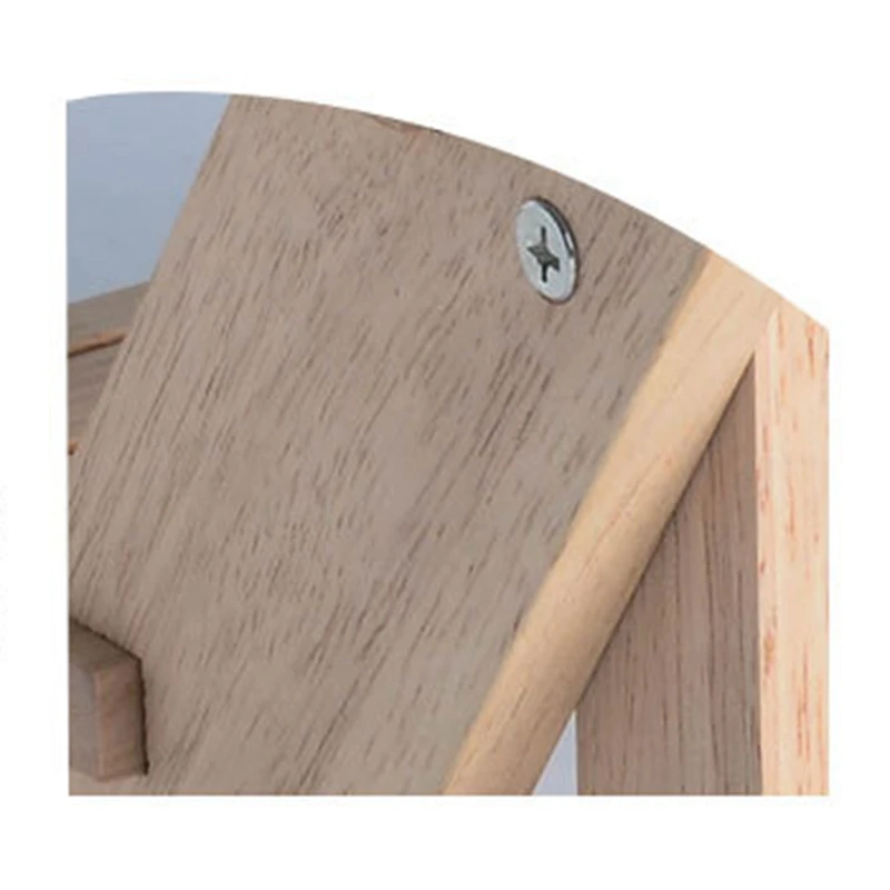 

4-Layer Jewelry Display Tray Pendant Earrings Rings Display Blocks Solid Wood Jewelry Display Holder