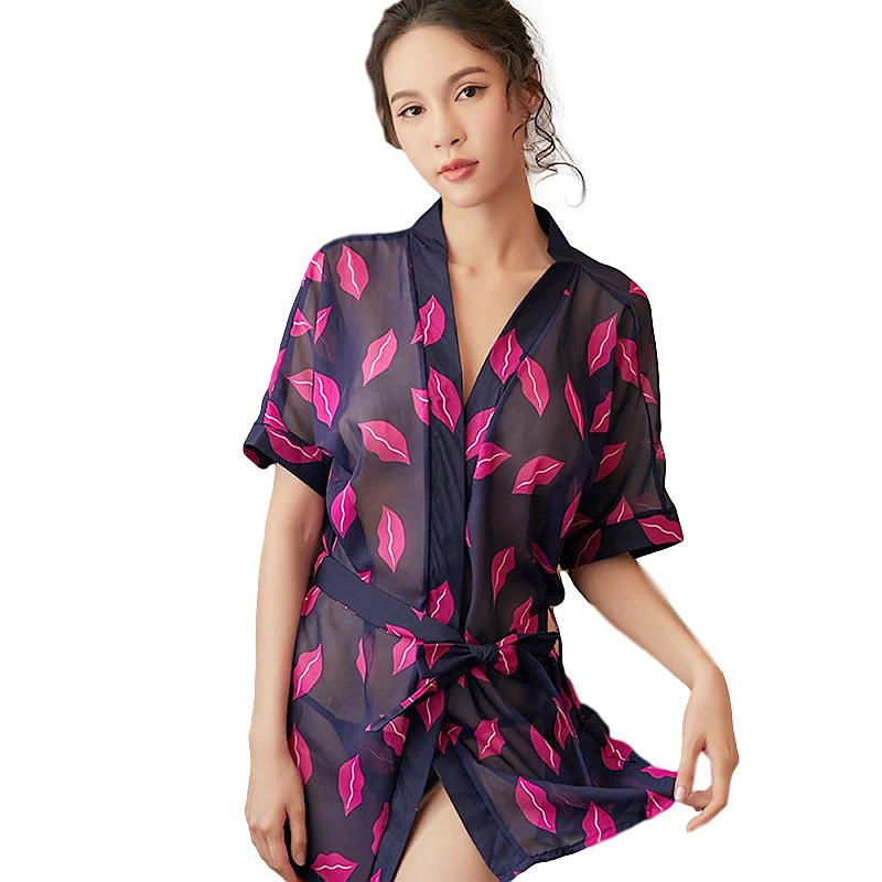 

Сексуальные пижамы с принтом, халаты, женское белье, прозрачные пижамы, банные халаты, купальные костюмы, кардиган, домашний сервис, костюмы,...