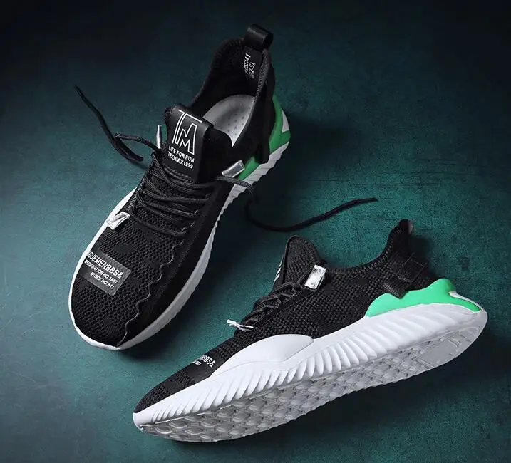 

Men Shoes Sneakers Summer Newest Cool Air Mesh Breathable Street Trend Casual Sport Lightweight Running Shoes