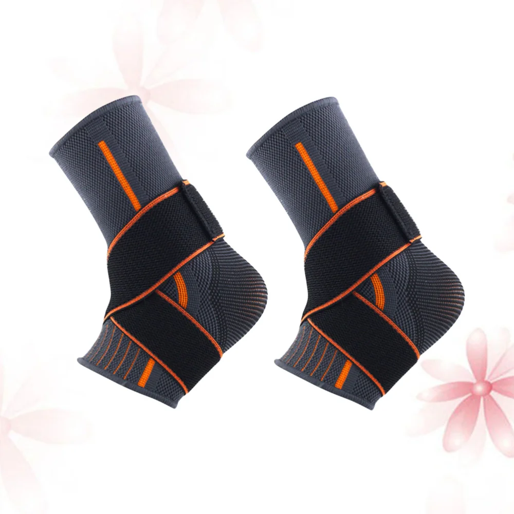 

2 Pcs Ankle Guard Ankle Pad Ankle Brace Sports Ankle Support for Exercise Basketball Ankle Sprain - Free Size (Grey and