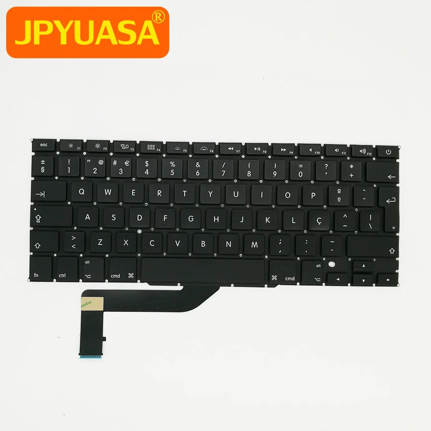 Новая португальская клавиатура для Macbook Pro Retina 15 дюймов A1398 2012 2013 2014 2015 лет |