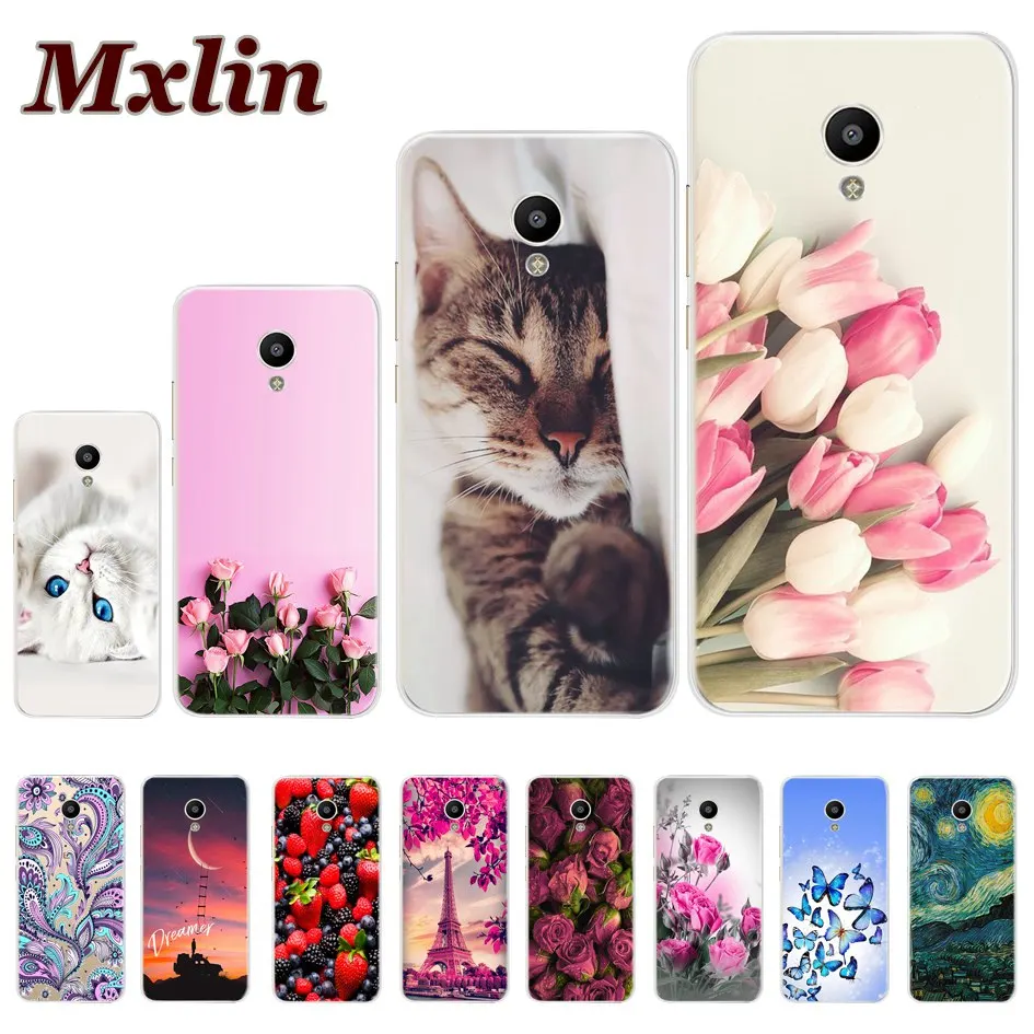 Чехол для Meizu M3 M3S Mini мягкий силиконовый чехол из ТПУ симпатичная задняя крышка