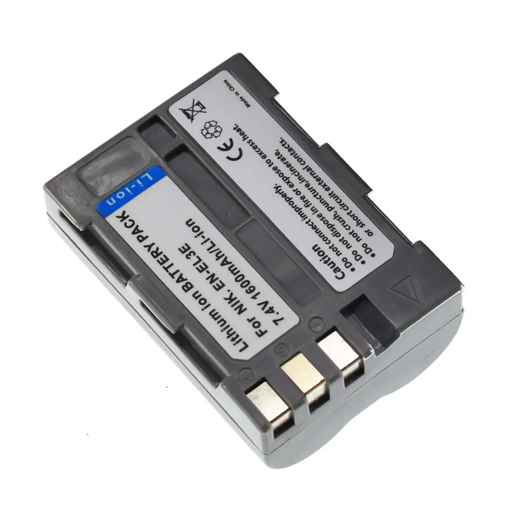 Новый Сменный аккумулятор для цифровой камеры Nikon EN EL3E D50 D70 D80 D90 D100 D300 D700|Цифровые