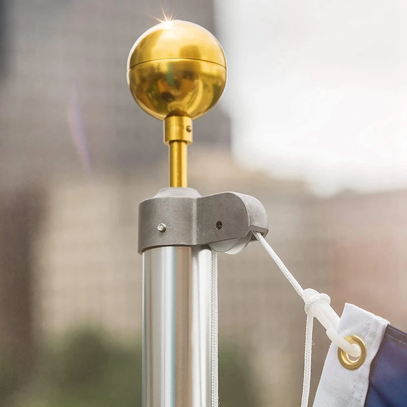 3 дюймовый флагшток мяч фигурки жениха и невесты Орнамент всепогодный Топ Замена