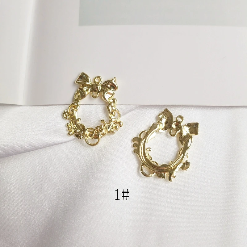 Diy ювелирные аксессуары ручной работы металлические геометрические бабочки узел