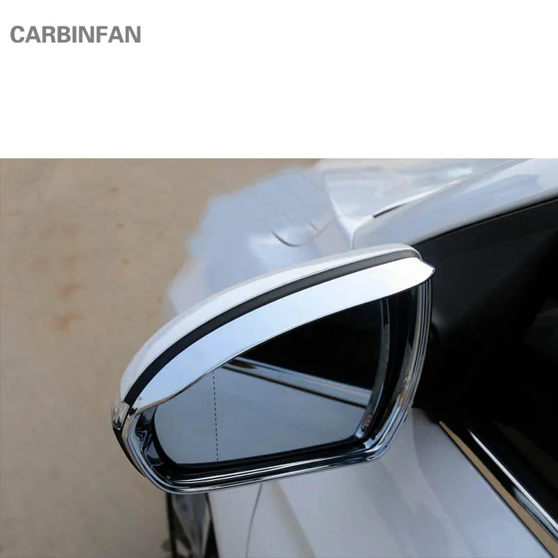 Автомобильное зеркало заднего вида декоративная хромированная отделка внешняя