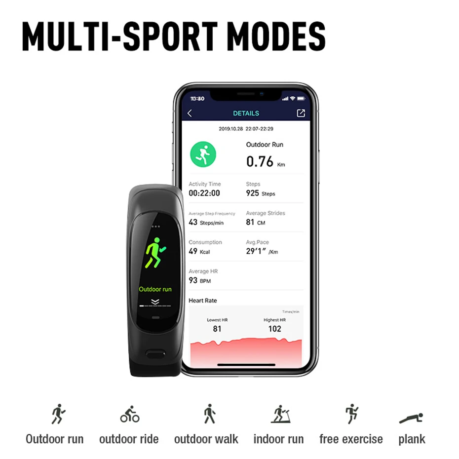 V08pro Smart Wristband 2 in 1 Bluetooth Bracelet Sport Heart Rate Blood Pressure Fitness Tracker Mic Earphone | Электроника