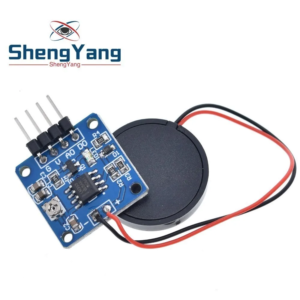ShengYang 5V пьезоэлектрический фильм переключатель датчика вибрации модуль ttl выход уровня для Arduino
