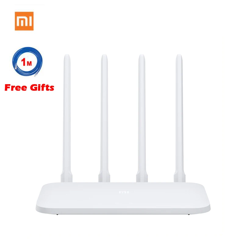 Оригинальный роутер Xiaomi Mi Wi Fi 4C 64 ОЗУ 300 Мб/с 2.4G 802.11 b/g/n 4 антенны беспроводные