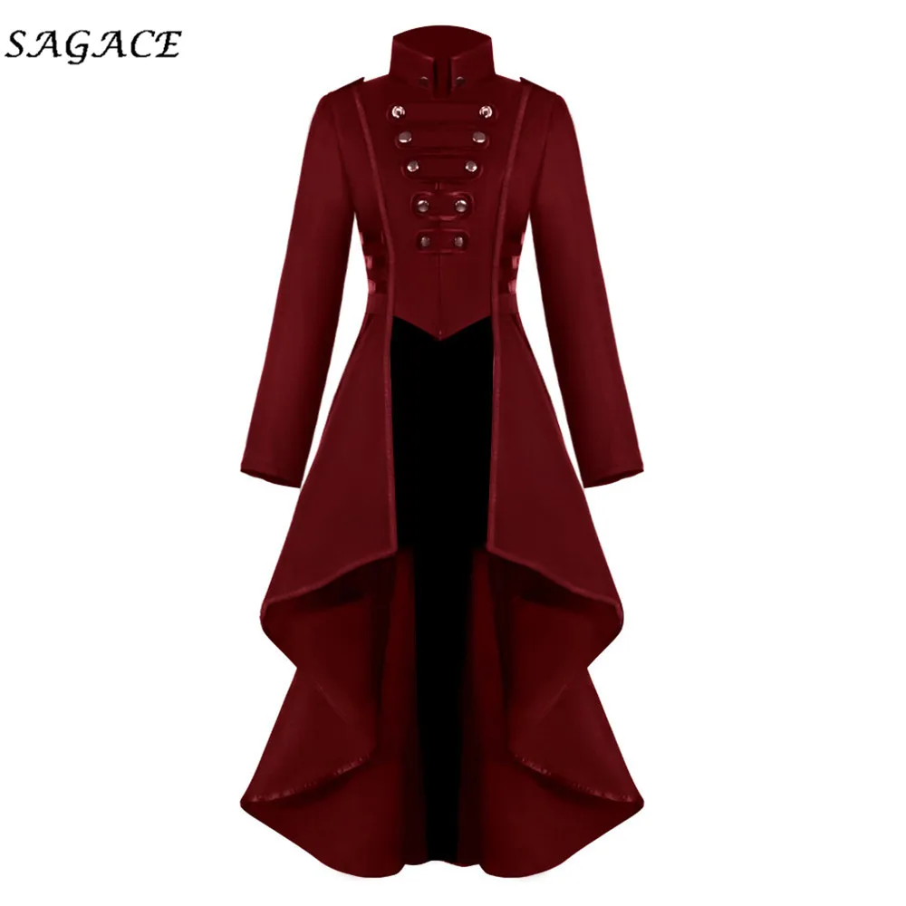 Одежда Sagace пальто женские осенние модные женский Готический стимпанк корсет на