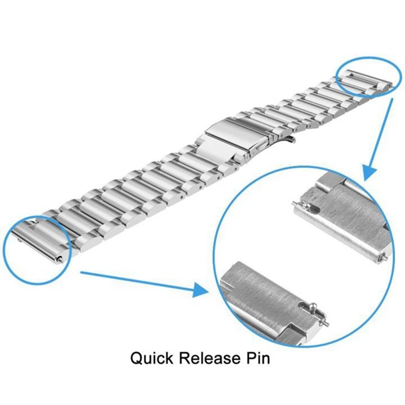 Metal Wrist Straps For Xiaomi Amazfit GTR 42MM 47MM Smart Watch Band Quick Replace Accessories Correa | Электроника