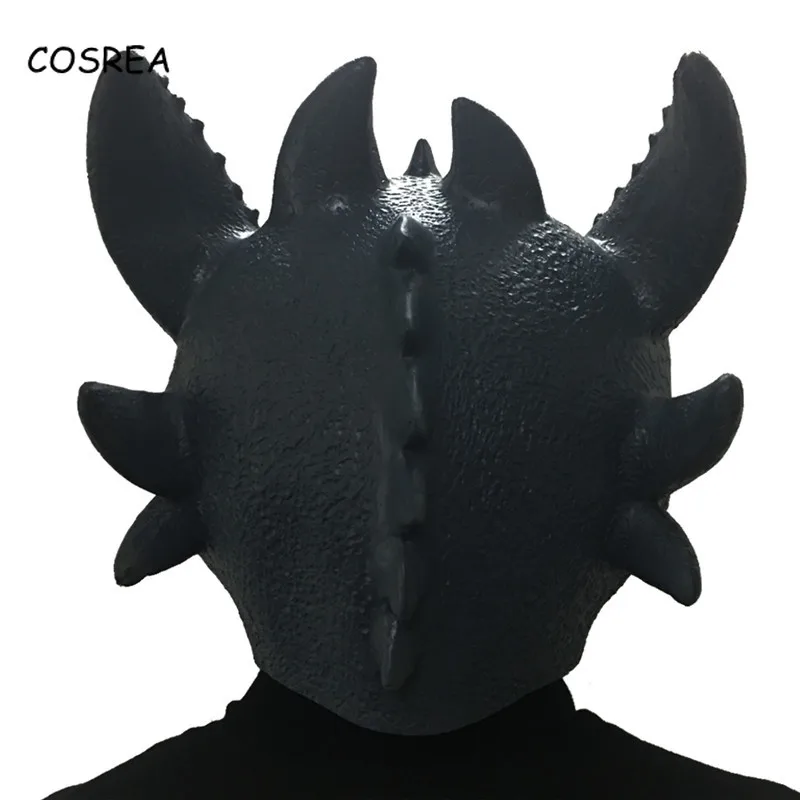 Как приручить дракона косплей маска для лица шлем полная рот взрослых беззубый