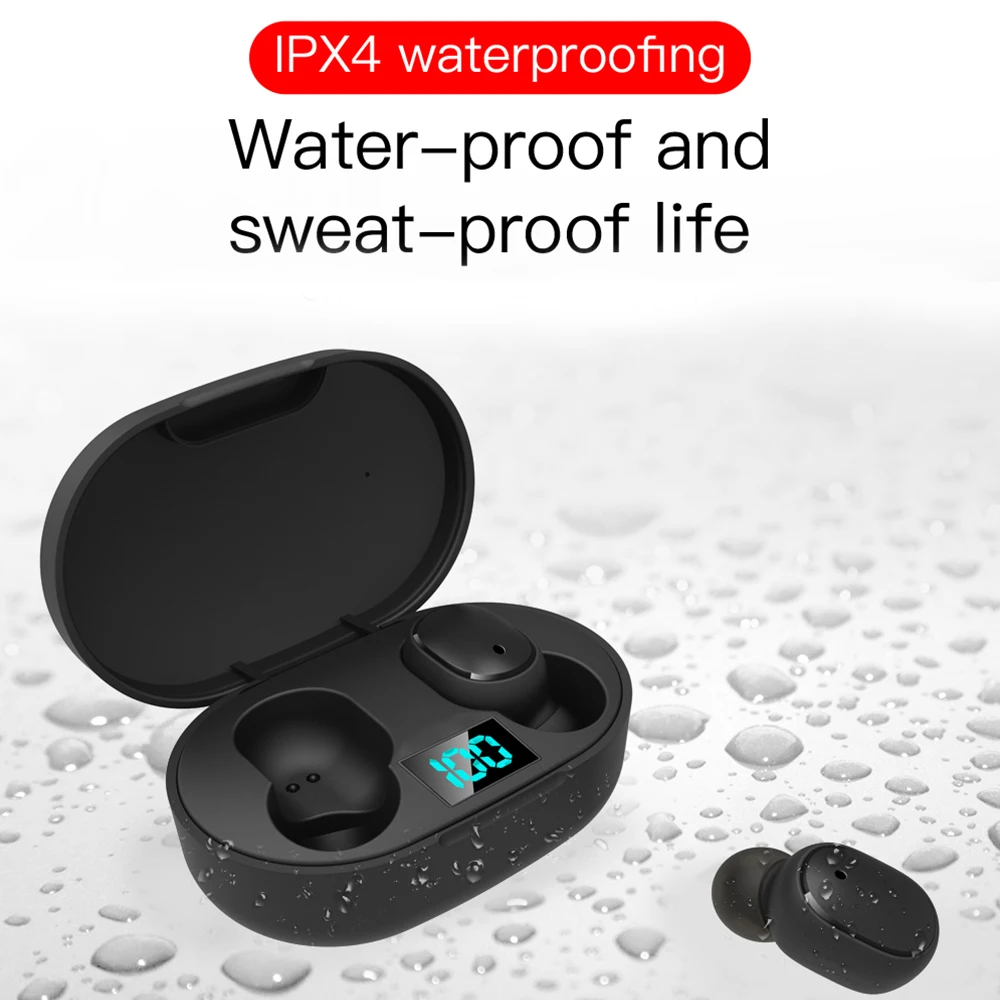 E6S TWS Bluetooth 5,0 гарнитура мини беспроводные наушники спортивные стереонаушники с микрофоном для IPhone samsung IOS Android
