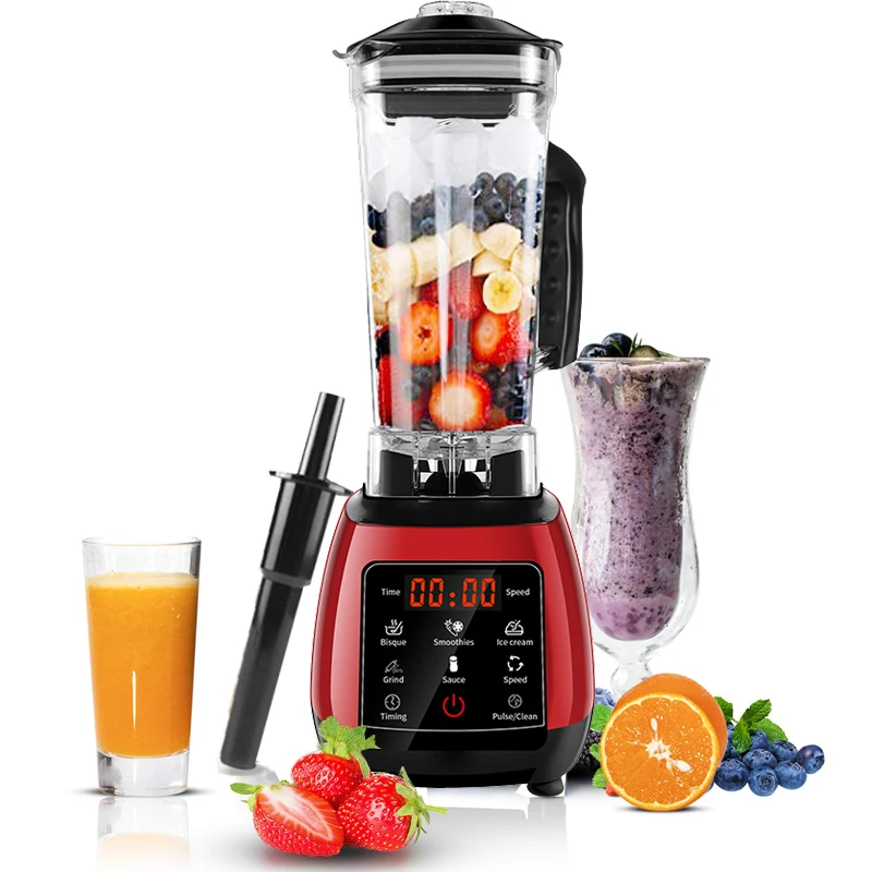 

LEARNHAI New Timer BPA Free 3HP 2200W Commercial Blender Mixer Juicer Power Food Processor Smoothie Bar Fruit Electric Blenders