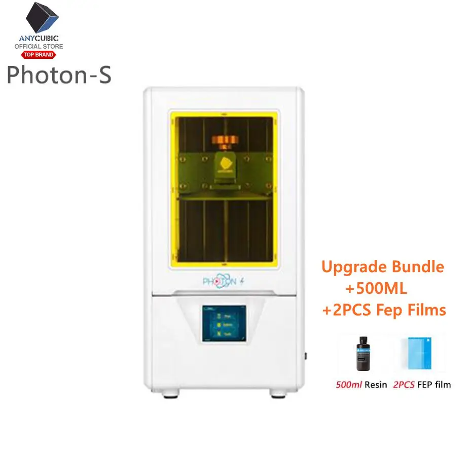 Photon-S white Anycubic Photon S 3d принтер комплект 3d украшение стоматологический Модернизированный лазер SLA/lcd УФ Смола слайсер рабочего стола impresora 3d drukarka anicubic - Цвет: Photon-S white