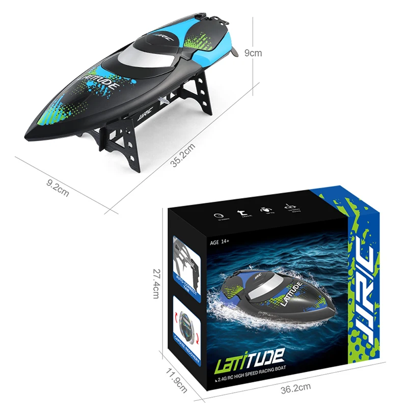 JJRC S1 Pentium/S2 Shark/S3 Latitude 2 4 GHz высокая скорость 25 км/ч RC лодка корабль скоростная 2CH