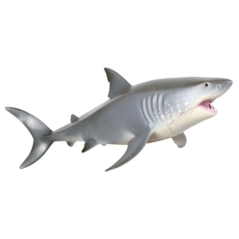 

Megalodon Big Shark Model Sea Life Animals Action Figure Big White Shark Oean Animal Figure Toy For Kids