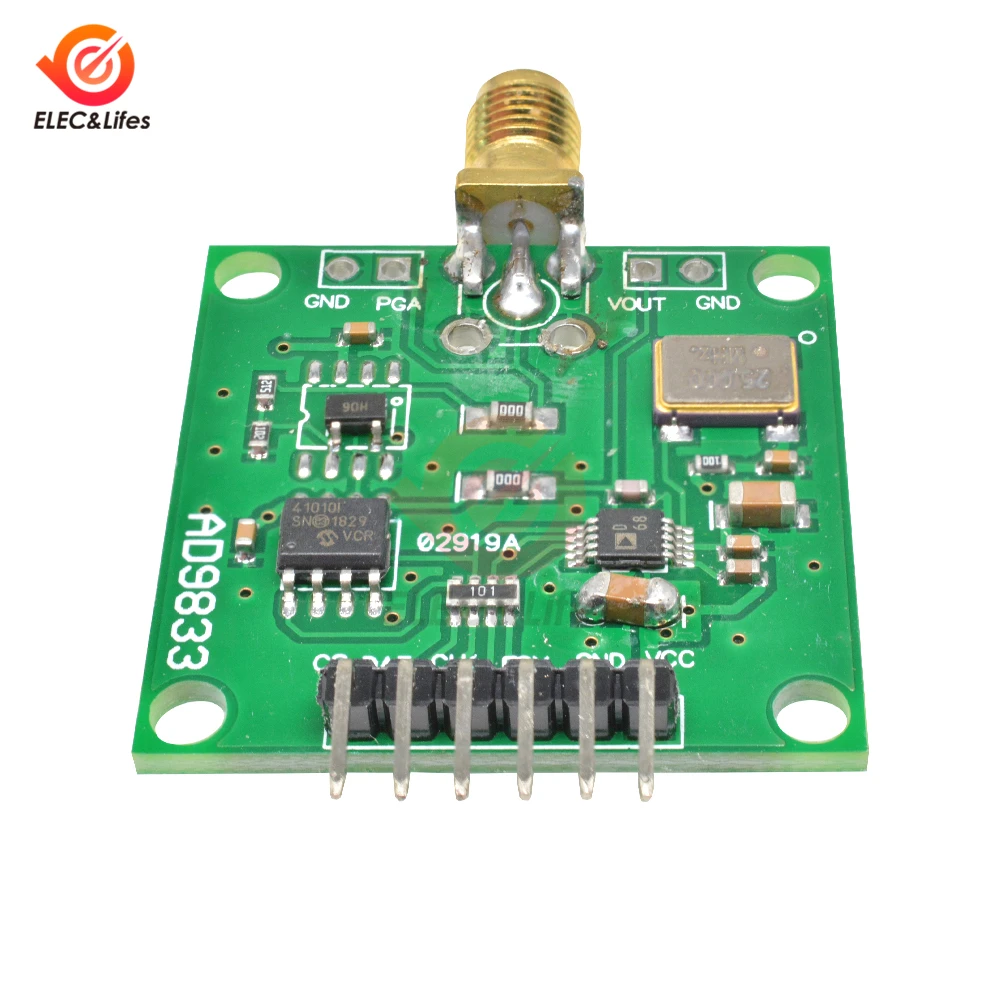 Модуль генератора сигналов AD9833 DDS треугольная Синусоидальная волна источник