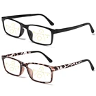 1 шт. прогрессивные очки для чтения Для мужчин Для женщин Мультифокальные бифокальный с защитой от УФ-лучей UV увеличительные пресбиопические очки + 1,0  + 4,0