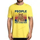 Модная Летняя мужская Винтажная футболка с надписью Top Bear That I Do Drink Coffee People Not A Big Fan, быстрая доставка