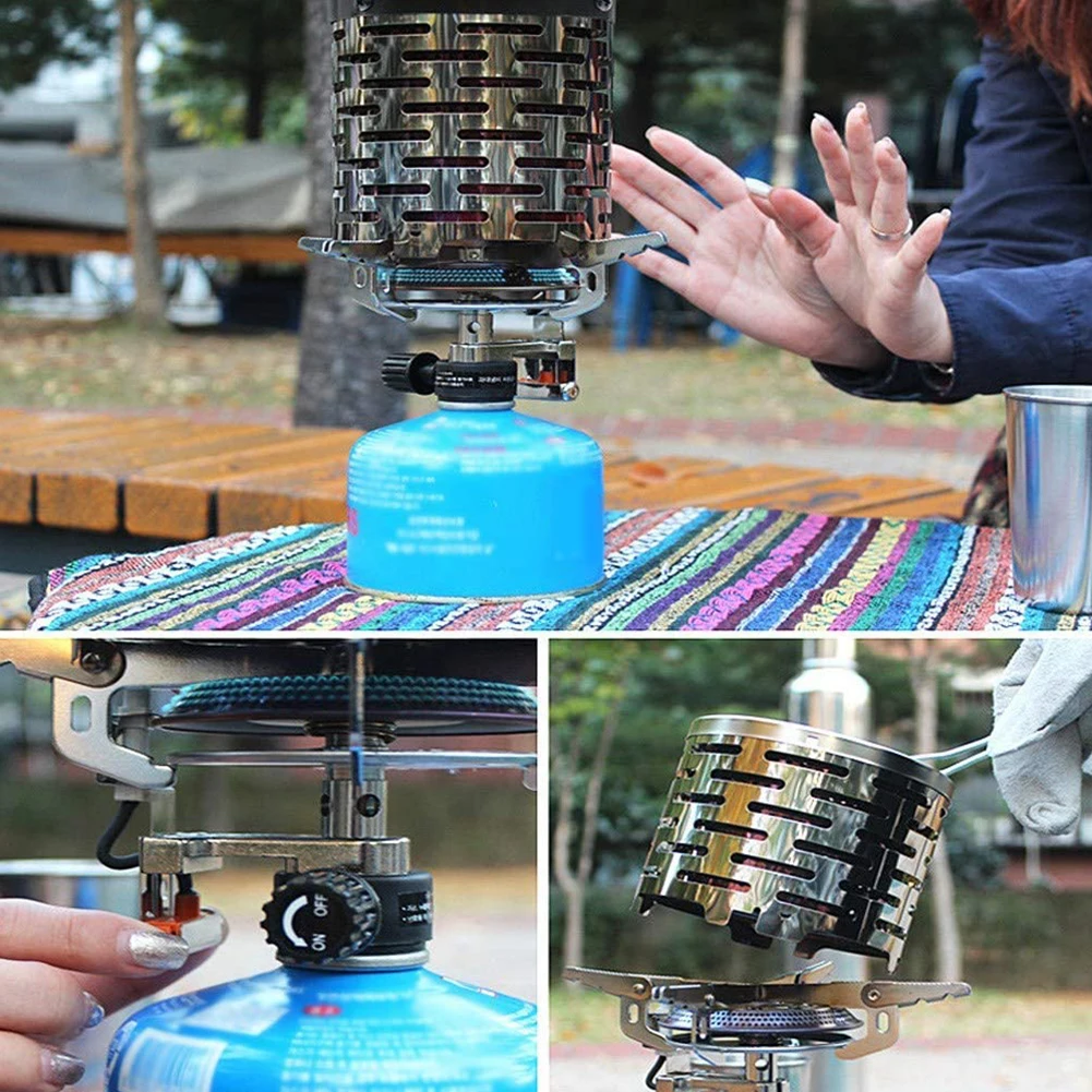 Палатка плита газового нагревателя нагревательная устойчив к ржавлению зима