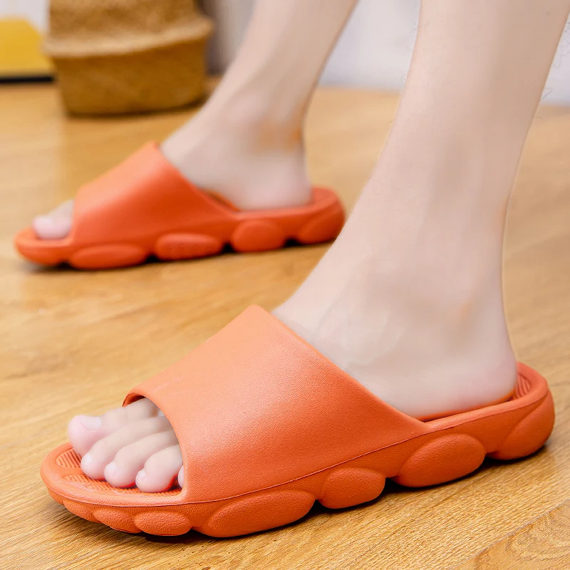 Немой тапочки для мужчин Обувь на платформе Из термопластичной резины Домашние