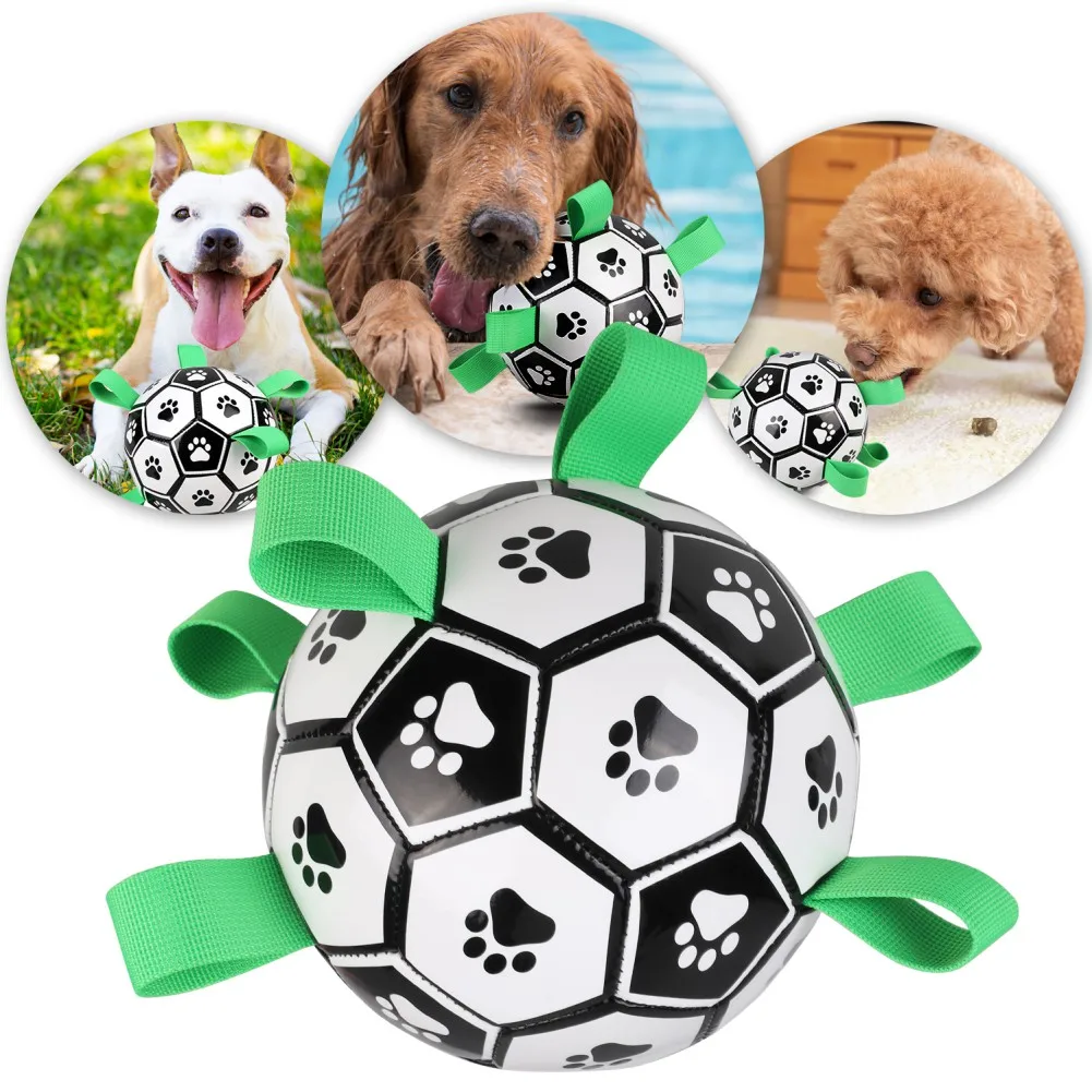 

15cm Interactive Football Toys For Dogs Cats Bite Resistant TPU Ball Pets Products For Puppy Outdoor Dog Training Accessories