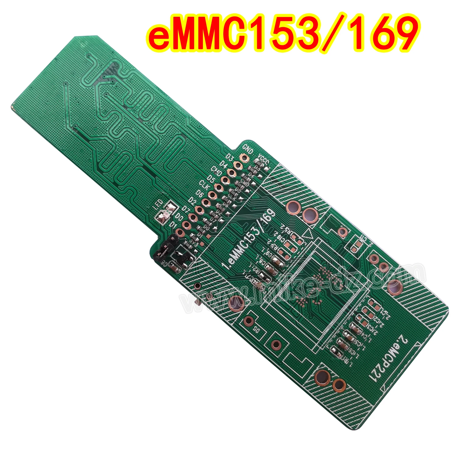 

Emmc153 169emcp162 186 221 529 Turn SD тестовая Базовая плата для сжигания, плата адаптера для чтения и записи