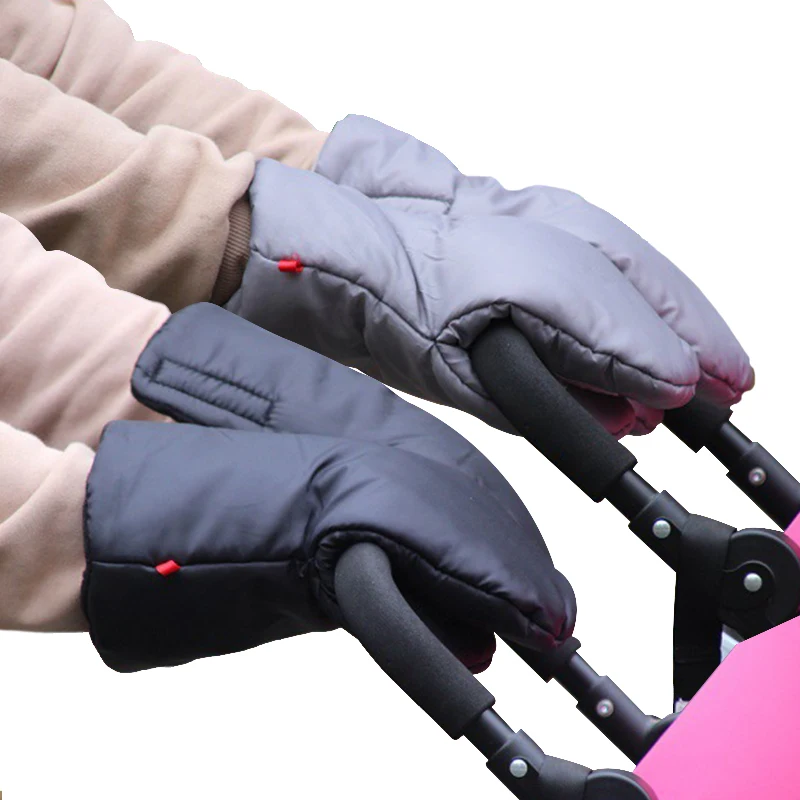 Детская зимняя теплая прогулочная коляска перчатки для коляски муфта рук