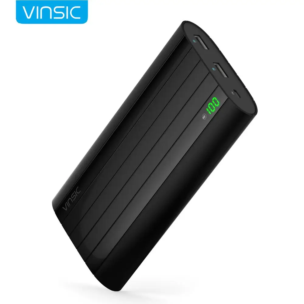 Внешний аккумулятор VINSIC 20000 мАч Smart 5V 2.4A Dual USB Порты и разъёмы Мощность банк