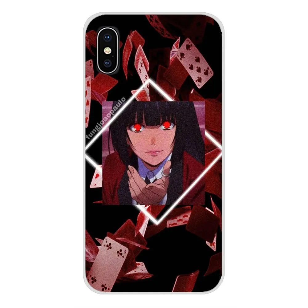Accessories Phone Shell Covers For Xiaomi Redmi Note 3 4 5 6 7 8 Pro Mi Max Mix 2 2S Pocophone F1 Manga Kakegurui anime | Мобильные
