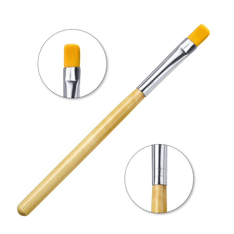 Четыре лилии ногтей кисти ручки акриловые для УФ гель рисования картин набор