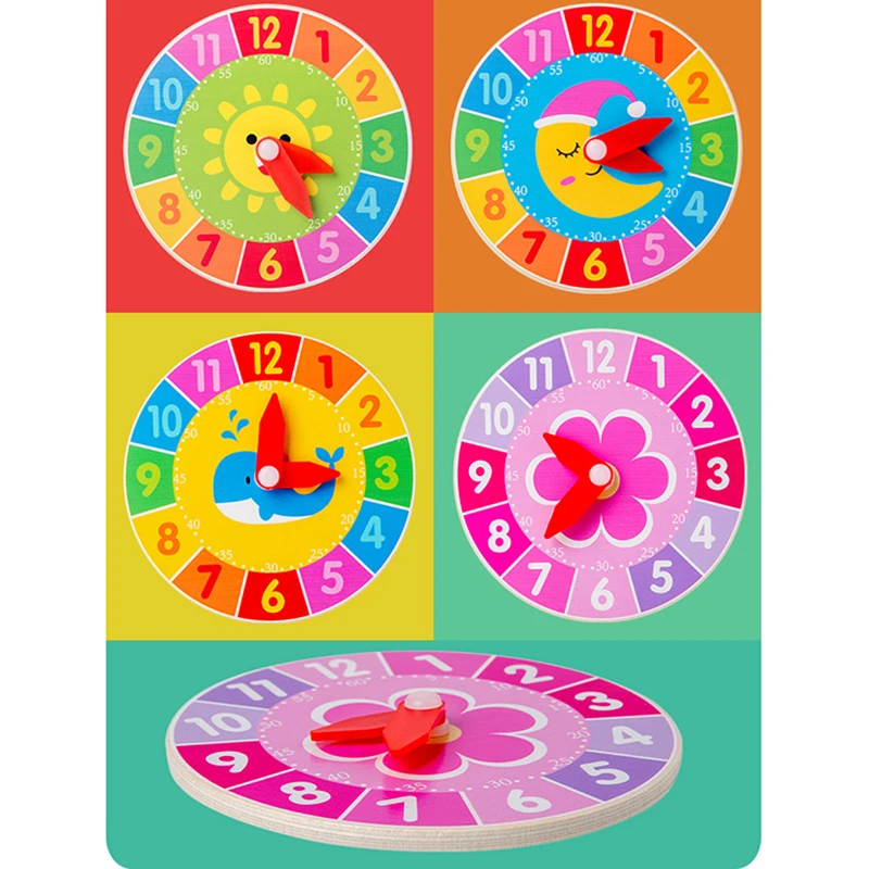 

Busy Board DIY Clock Toys Baby Montessori Sensory Activity Board Accessories