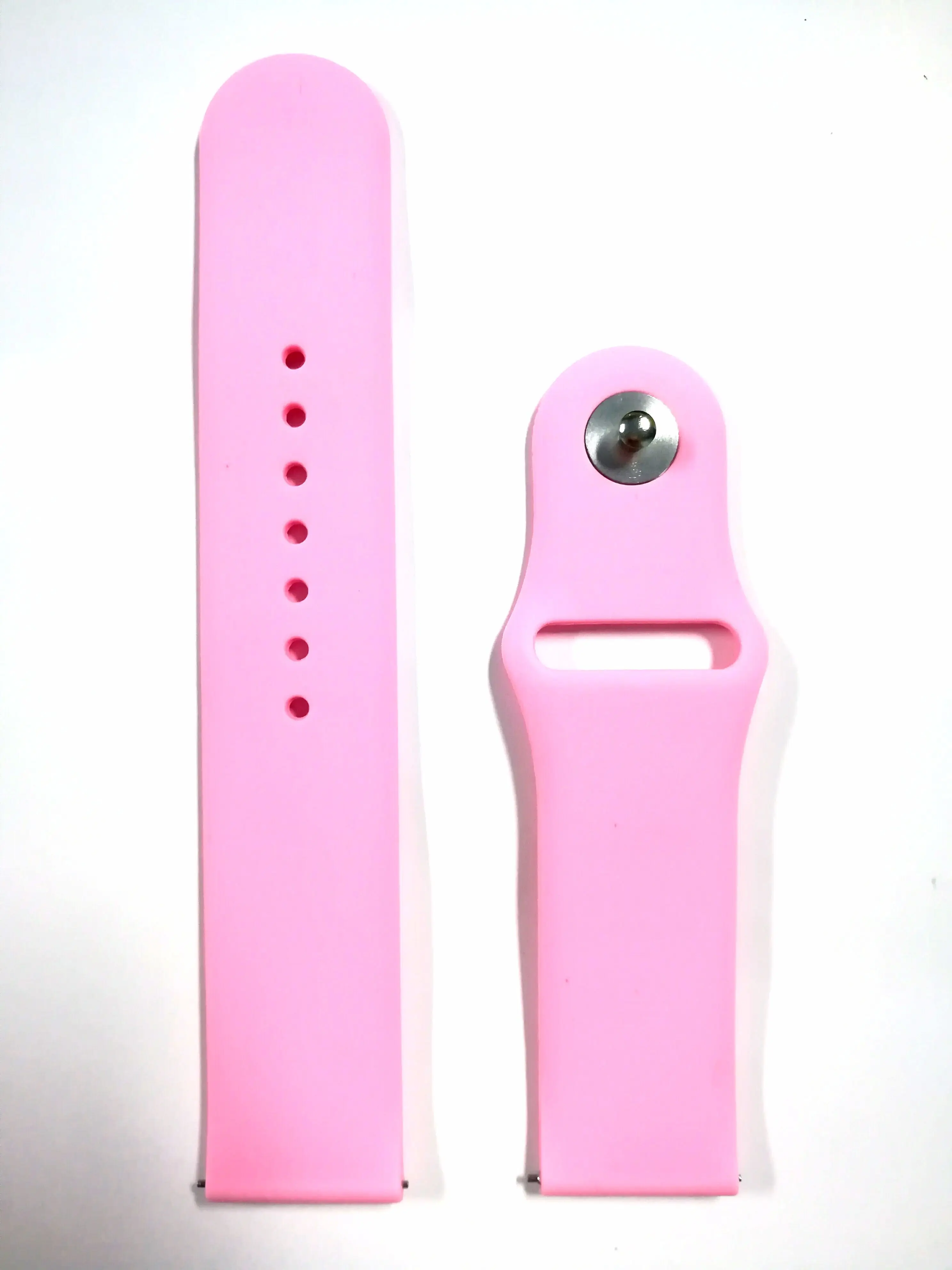 pink 22/20 мм силиконовый ремешок для наручных часов для samsung Шестерни спортивные S2 S3 Galaxy часы активное 42/46 мм, ремешок для Huami Amazfit Pebble Time huawei - Цвет ремешка: pink