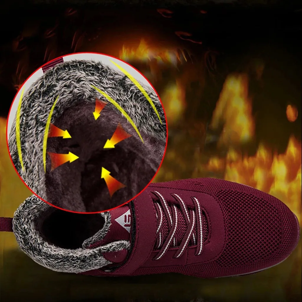 Походная обувь Уличные плюшевые женские Трекинговые ботинки Альпинистские