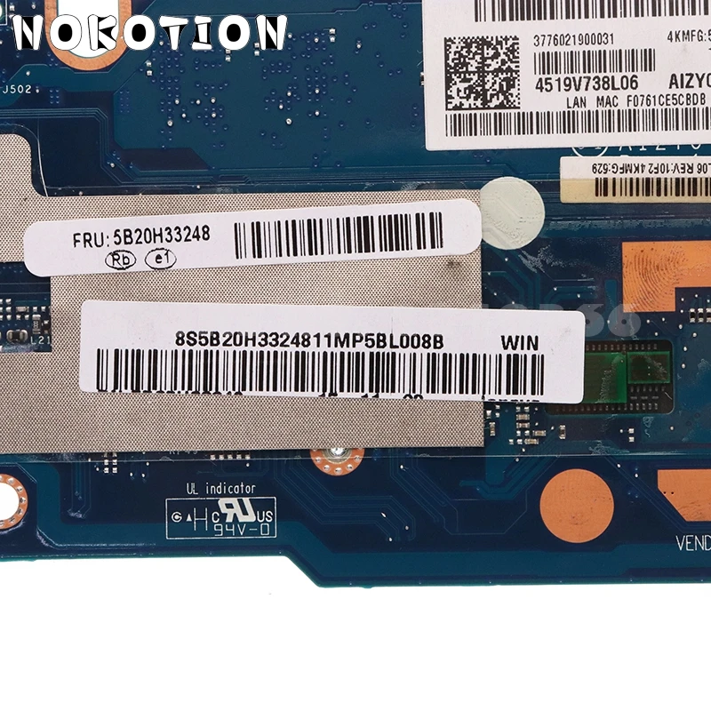 nokotion 5b20h33248 aizy0 la b921p laptop motherboard for lenovo yoga 3 11 main board with 5y71 cpu 8gb ram free global shipping