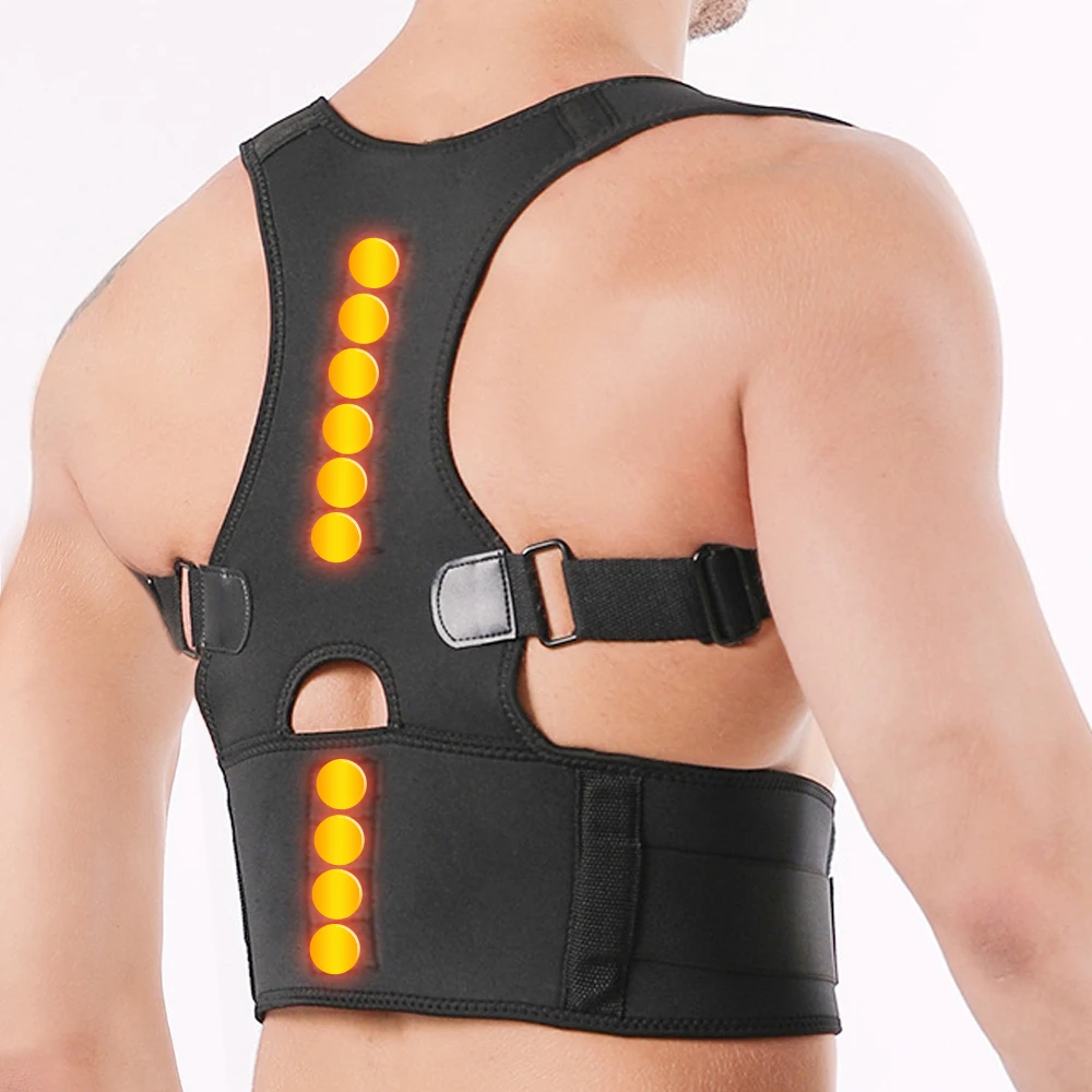 

3XL Posture Corrector Magnetic Therapy Brace Shoulder Back Support Belt for Men Women Braces & Supports Belt Shoulder Posture
