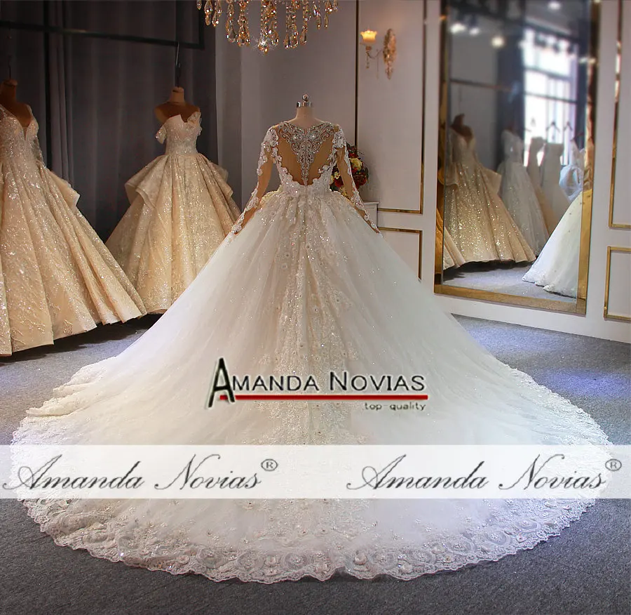 2022 платье невесты Аманда новиас наивысшего качества на заказ тяжелое свадебное с