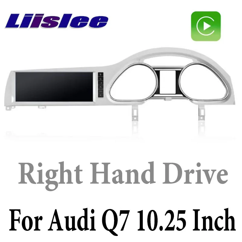 Для Audi Q7 RHD 2005 ~ 2016 MMI правый руль 10 25 LiisLee CarPlay мультимедийный плеер GPS аудио