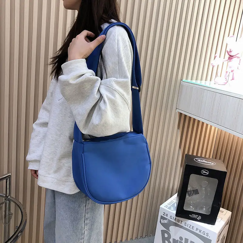 

Shoulder Crossbody Bag for Women 2021 Autumn New Simple Thick Oxford Cloth Messenger Bag Fashion Sac Epaule Bolso Mujer