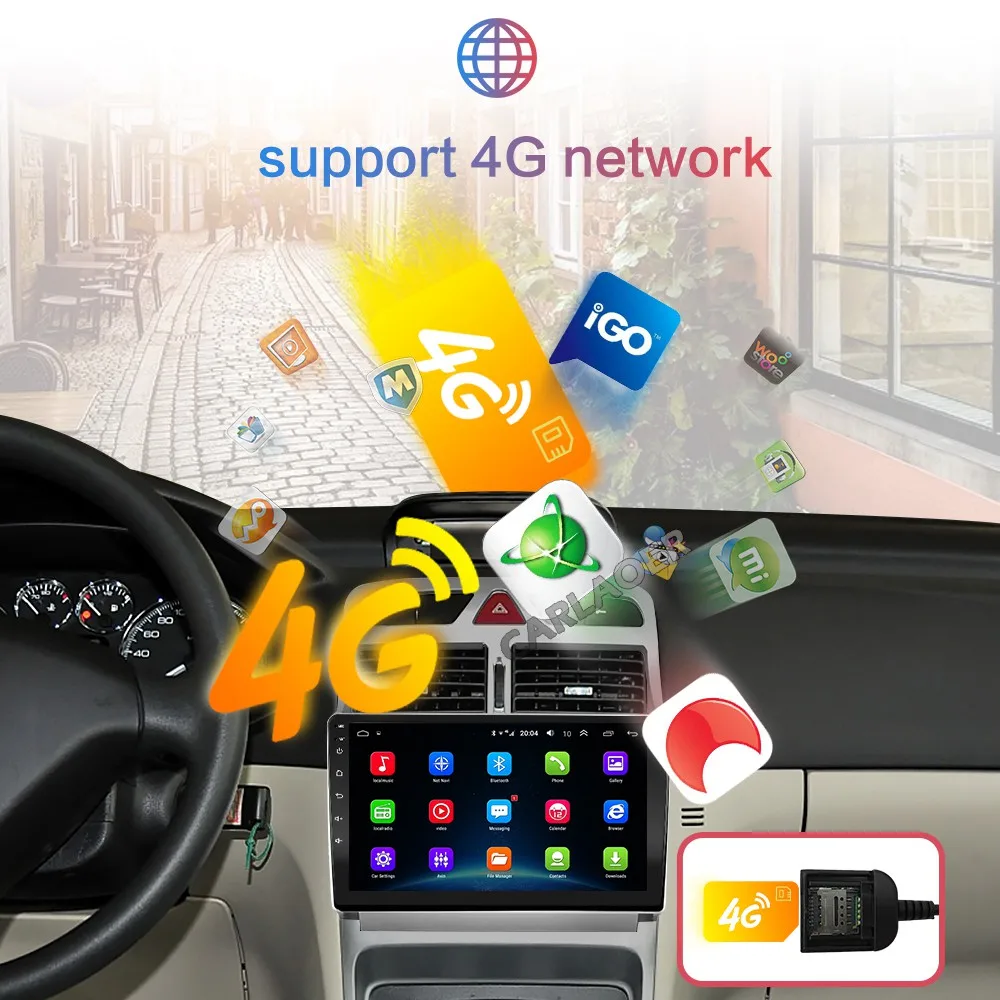 2.5D+ ips+ DSP автомобильный android gps навигатор плеер для peugeot 307 307CC 307SW 2004-2013 автомобильный Радио Мультимедиа Стерео WiFi видео 4G