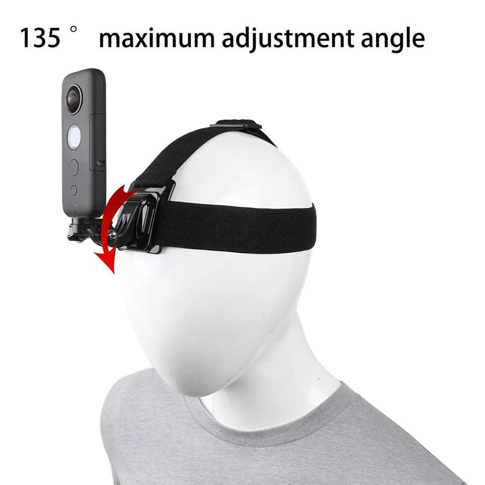 Набор аксессуаров для Insta360 One X2/X/One R/GoPro Hero быстросъемное Крепление на голову +