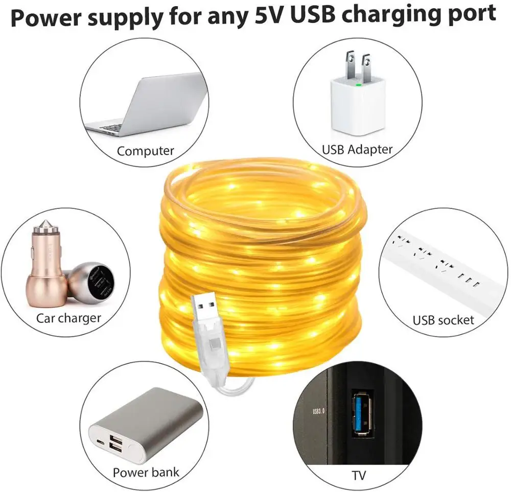 Светодиодный светильник 8 режимов с дистанционным таймером|Светодиодная лента| |