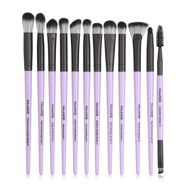 

12 Pcs Makeup Brushes Set Foundation Powder Blush Eye Shadow Concealer Blending Beauty Kit Make Up Brush Cosmetic Tool Maquiagem