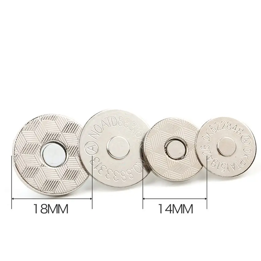 10set Magnetic Snap Fasteners Clasps Buttons Handbag Purse Wallet Craft Bags Parts Accessories 11mm 14mm 18mm Pick Colors | Дом и сад