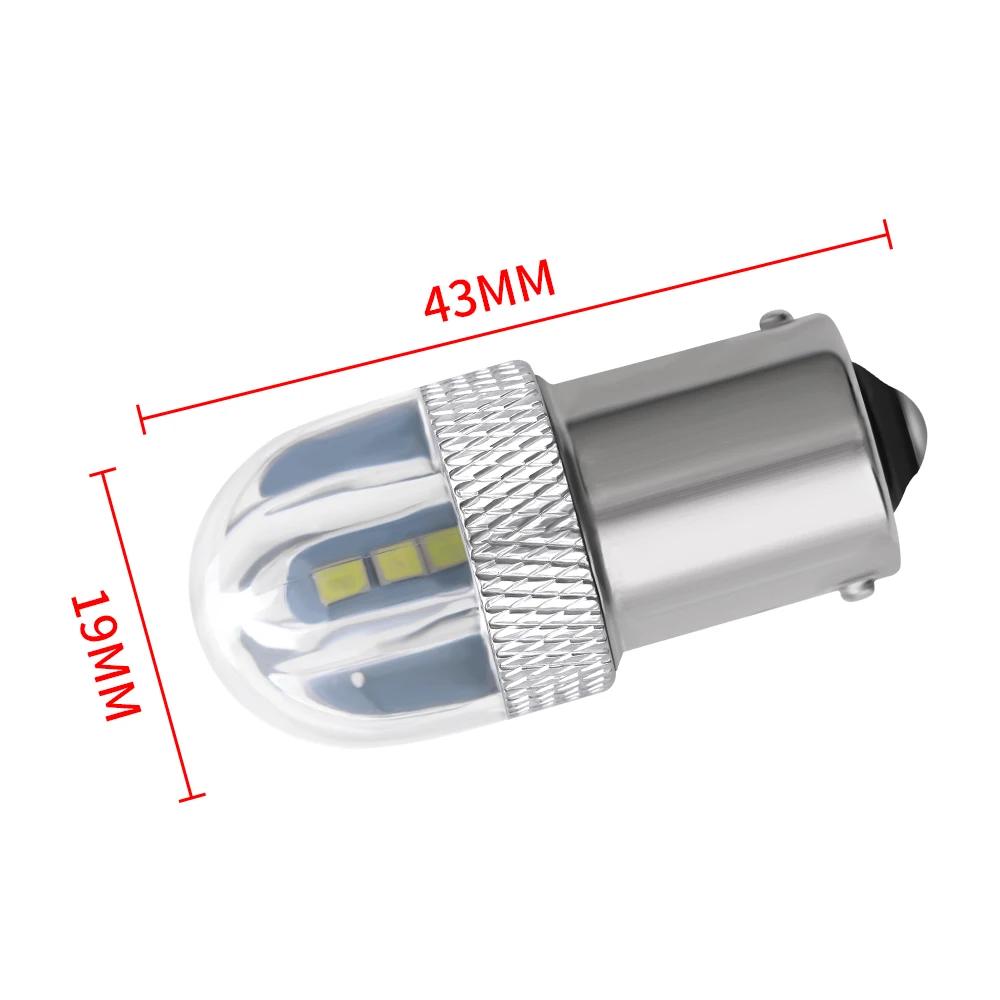 2PC LED Bulbs 3030 6SMD 1156 BA15S P21W 1157 bay15d p21/5w Turn Signal Light Auto Reversing Bulb DRL Taillight Car Styling White |
