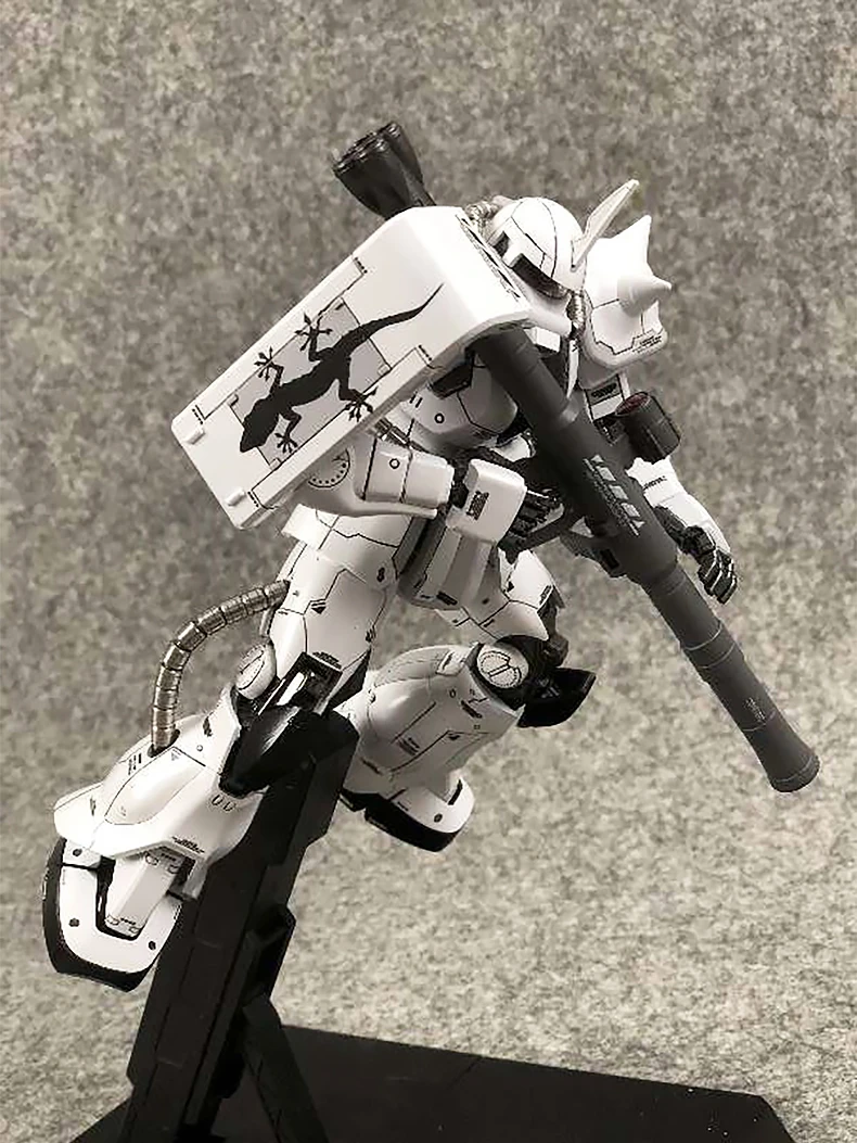 

IN-STOCK MS metal soldier MB 1/100 metal build gundam white wolf zaku II alloy robot high quality action figure A Best Price